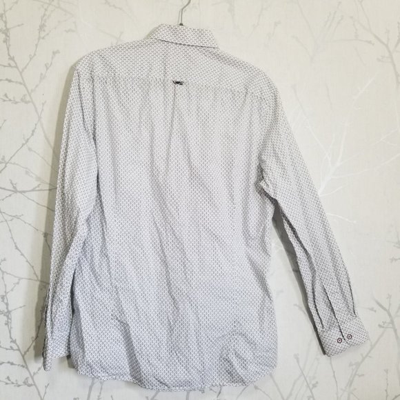 Soul of London Anchor Print Button Down Shirt - Picture 3 of 4